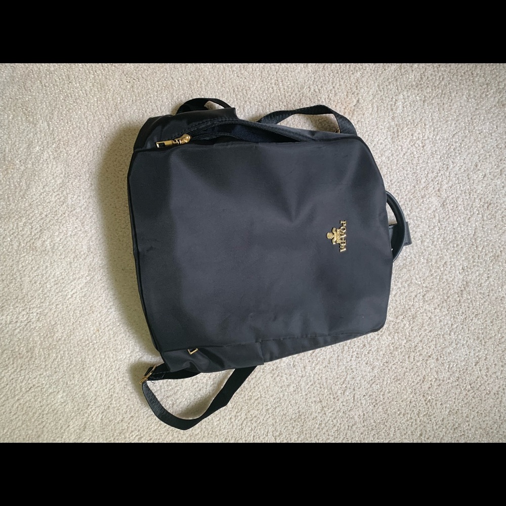 Black backpack